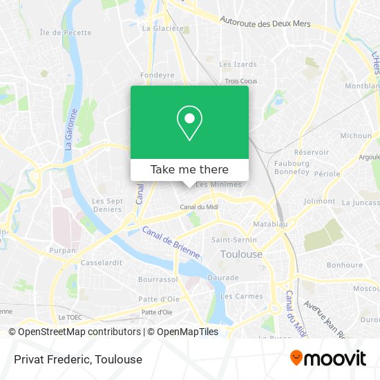 Privat Frederic map