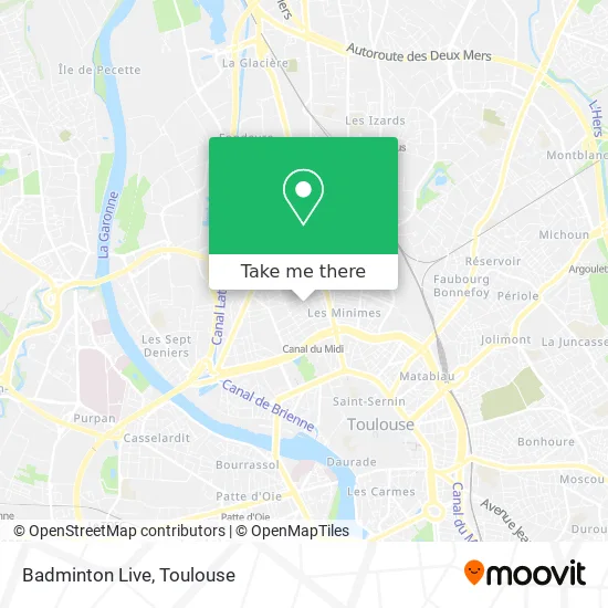 Badminton Live map