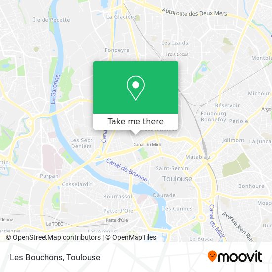 Les Bouchons map