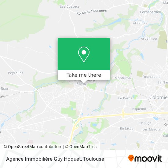 Agence Immobilière Guy Hoquet map