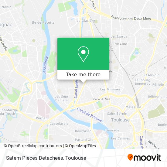 Satem Pieces Detachees map