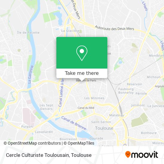 Cercle Culturiste Toulousain map