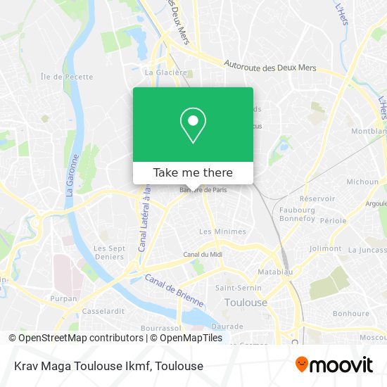 Krav Maga Toulouse Ikmf map