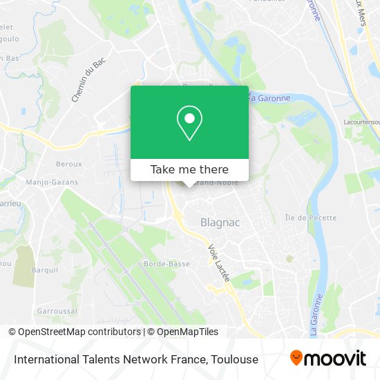 International Talents Network France map