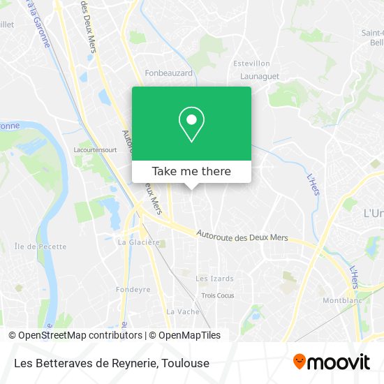 Les Betteraves de Reynerie map