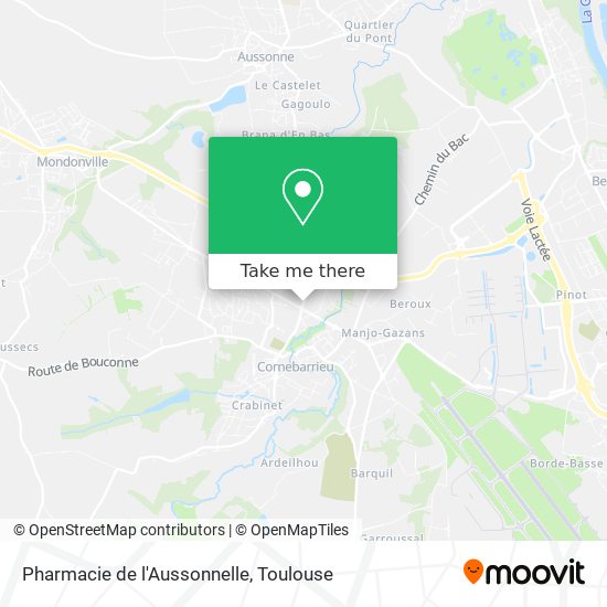 Pharmacie de l'Aussonnelle map