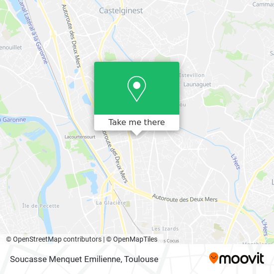 Soucasse Menquet Emilienne map