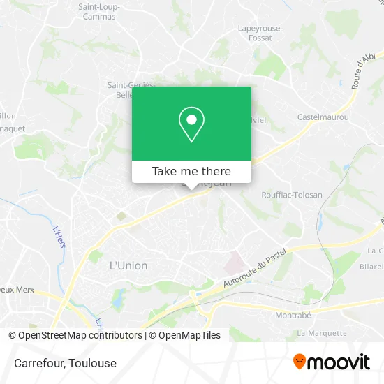 Carrefour map