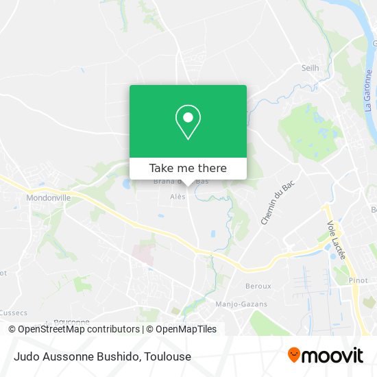 Judo Aussonne Bushido map