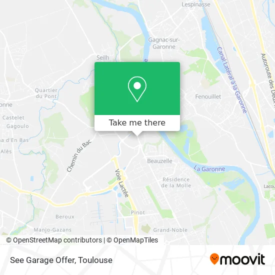 See Garage Offer map