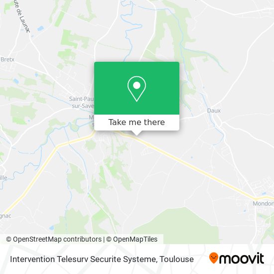 Intervention Telesurv Securite Systeme map