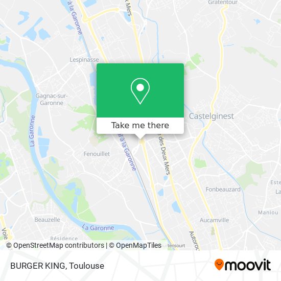 BURGER KING map