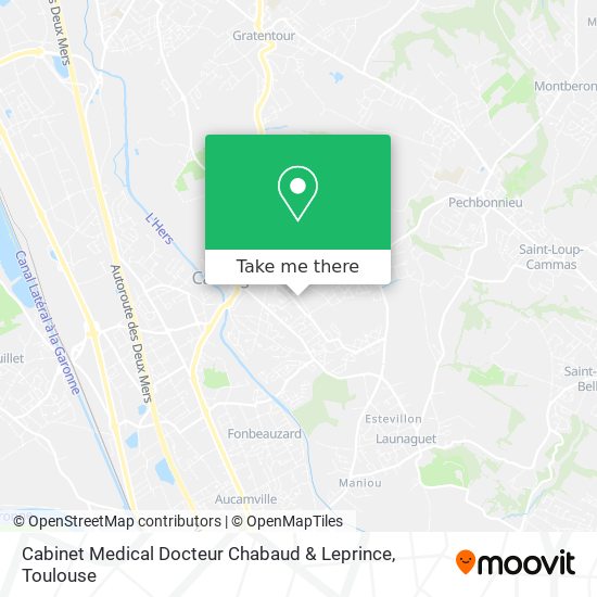 Cabinet Medical Docteur Chabaud & Leprince map
