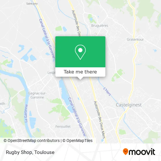 Rugby Shop map