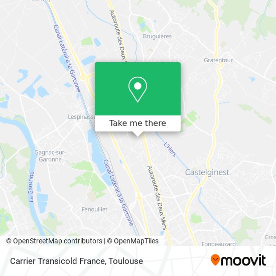 Carrier Transicold France map