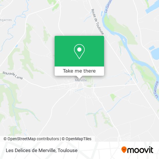Les Delices de Merville map