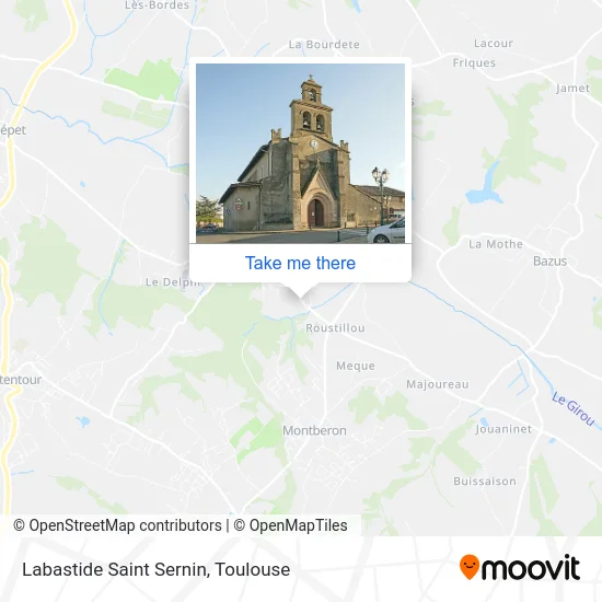 Labastide Saint Sernin map