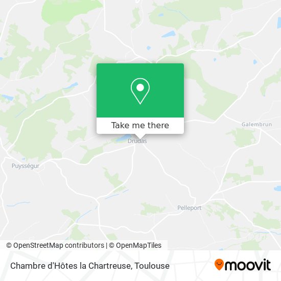 Chambre d'Hôtes la Chartreuse map