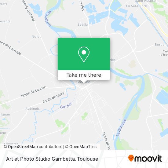 Mapa Art et Photo Studio Gambetta