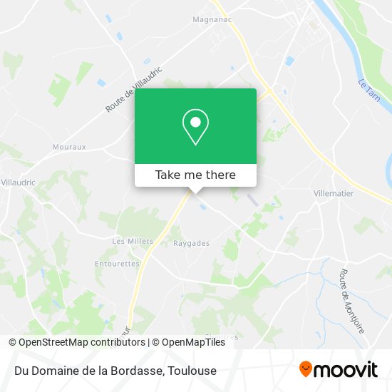 Du Domaine de la Bordasse map
