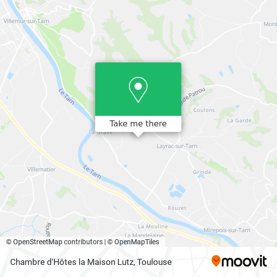 Chambre d'Hôtes la Maison Lutz map