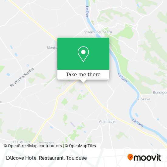 L'Alcove Hotel Restaurant map