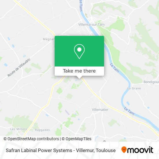 Safran Labinal Power Systems - Villemur map