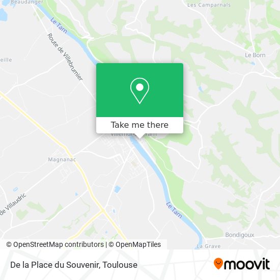 De la Place du Souvenir map