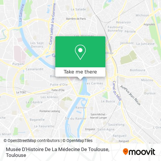 Musée D'Histoire De La Médecine De Toulouse map