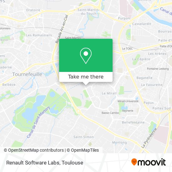 Mapa Renault Software Labs