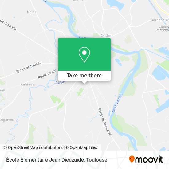 École Élémentaire Jean Dieuzaide map