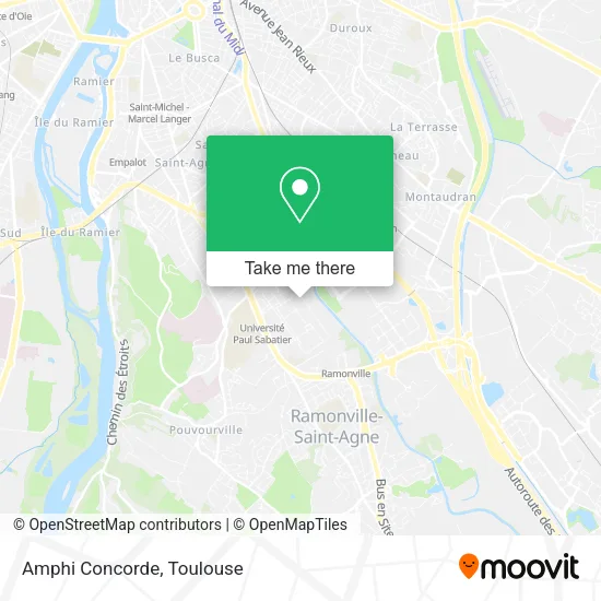 Amphi Concorde map