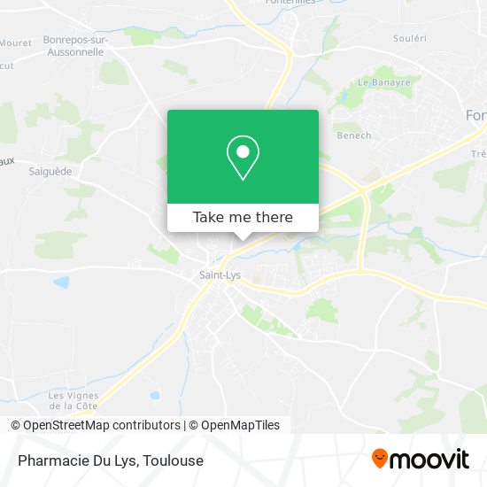 Pharmacie Du Lys map