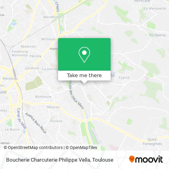 Mapa Boucherie Charcuterie Philippe Vella