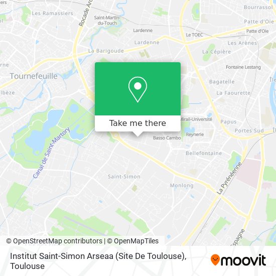 Institut Saint-Simon Arseaa (Site De Toulouse) map