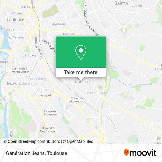Génération Jeans map