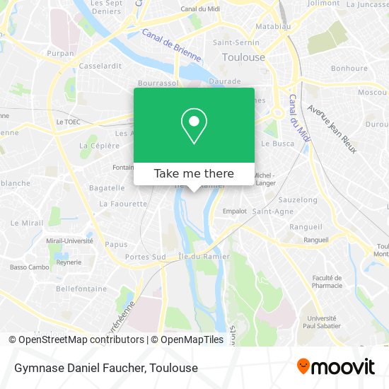 Gymnase Daniel Faucher map