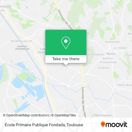 École Primaire Publique Fondada map