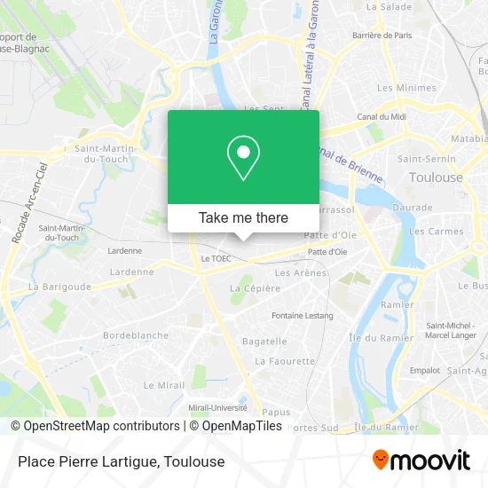Place Pierre Lartigue map