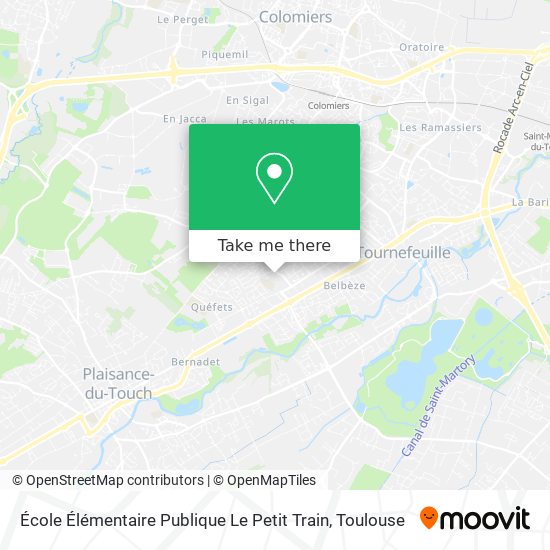 École Élémentaire Publique Le Petit Train map