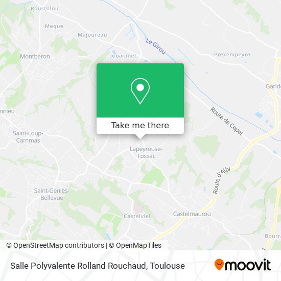 Salle Polyvalente Rolland Rouchaud map