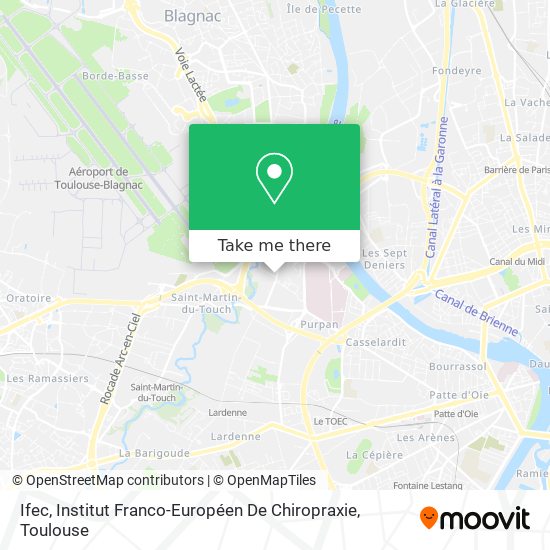 Ifec, Institut Franco-Européen De Chiropraxie map