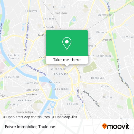 Mapa Faivre Immobilier