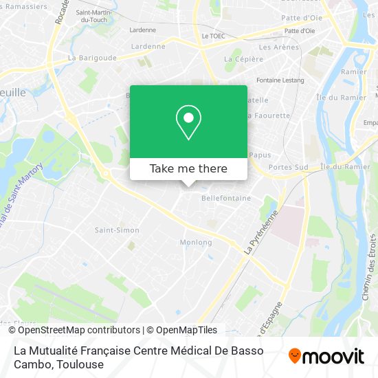 La Mutualité Française Centre Médical De Basso Cambo map