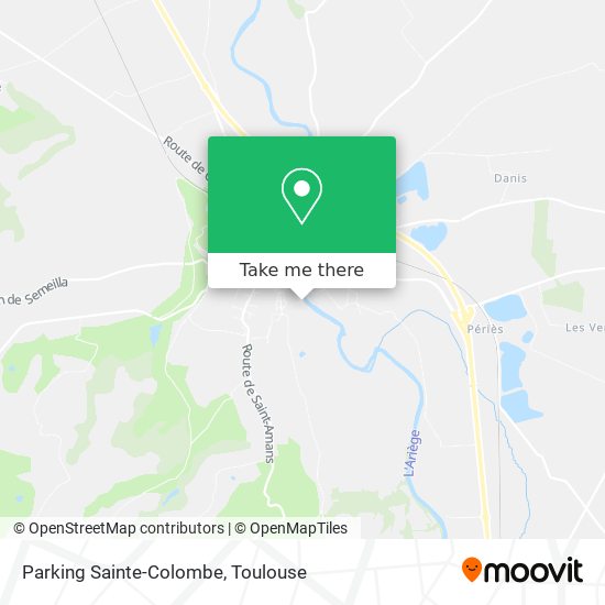 Parking Sainte-Colombe map