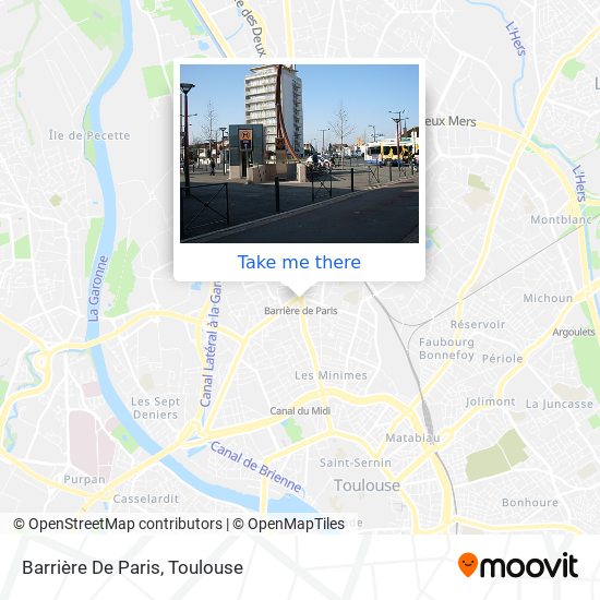 Mapa Barrière De Paris