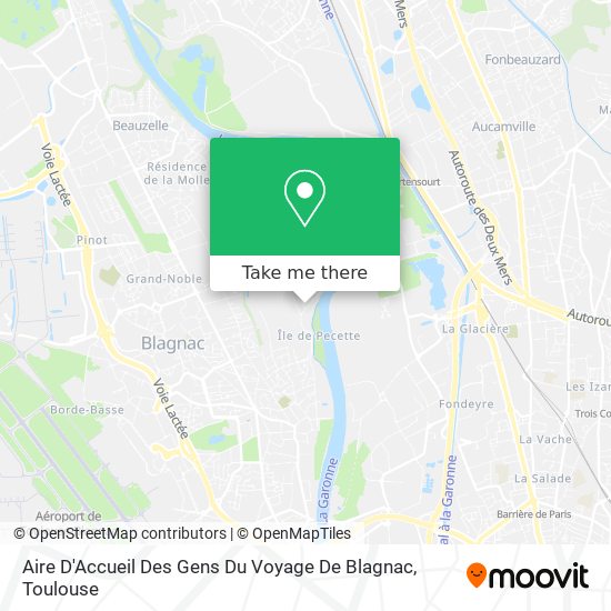 Aire D'Accueil Des Gens Du Voyage De Blagnac map