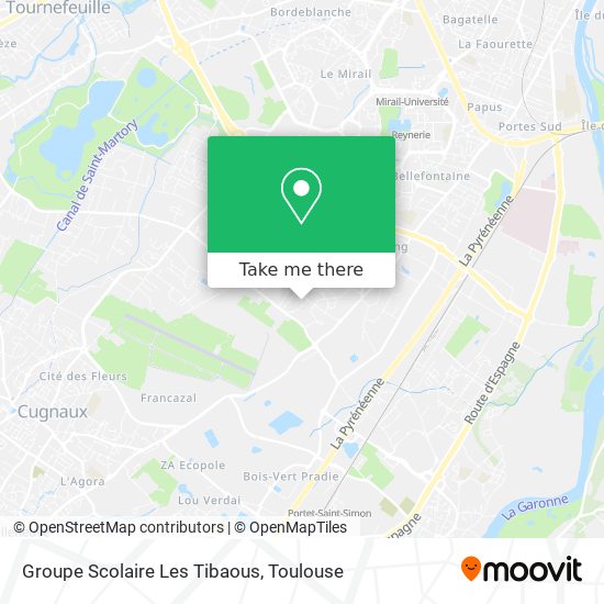 Mapa Groupe Scolaire Les Tibaous
