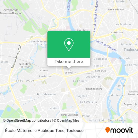 École Maternelle Publique Toec map