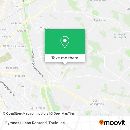 Mapa Gymnase Jean Rostand